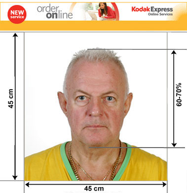 Chilean Passport Photo