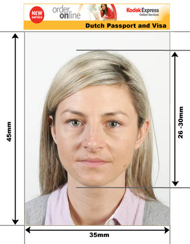 Dutch Passport Photo